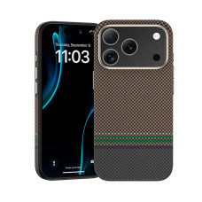 Чохол для iPhone 17 Pro Max / 18 Pro Max - Benks Armor Pro Kevlar Pristige MagSafe, Brown
