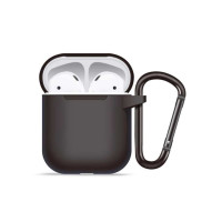 Чохол для Apple AirPods 2 - Blueo Liquid Silicone Protective Case, Black
