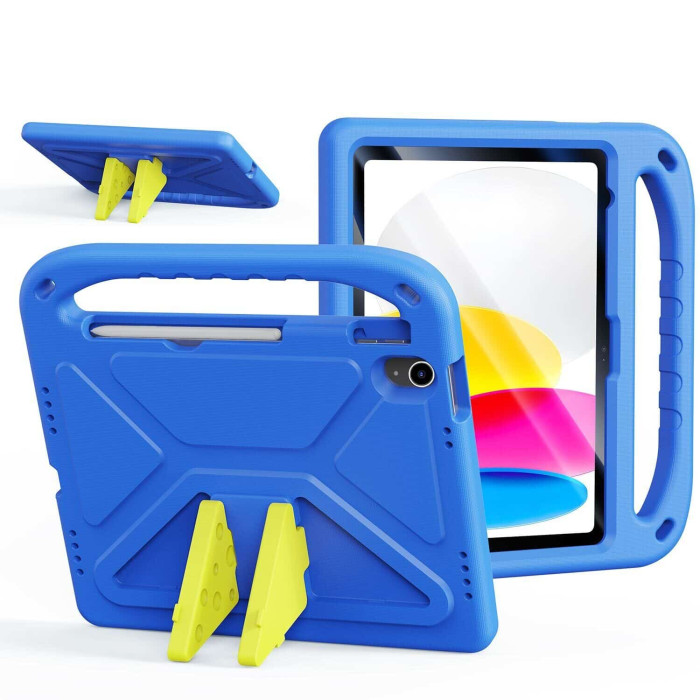 Чохол для iPad 11 (2025) / 10.9 (2022-24) - Kids Friendly Dux Ducis Puff, Blue