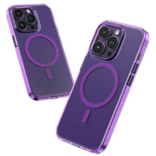 Чохол для iPhone 14 Pro Max - Blueo Crystal Drop Resistance MagSafe, Purple