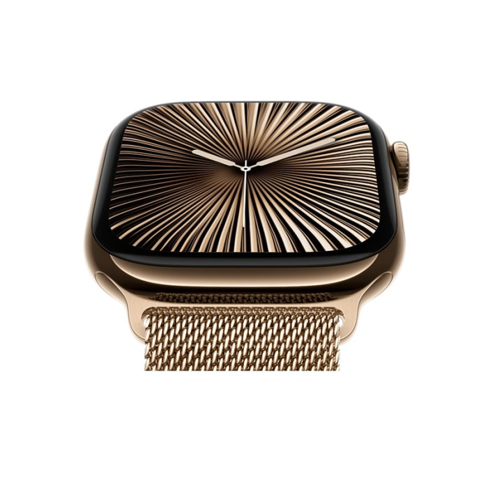Apple Watch S10 46mm Natural Titanium, Natural Milanese Loop (S/M), LTE