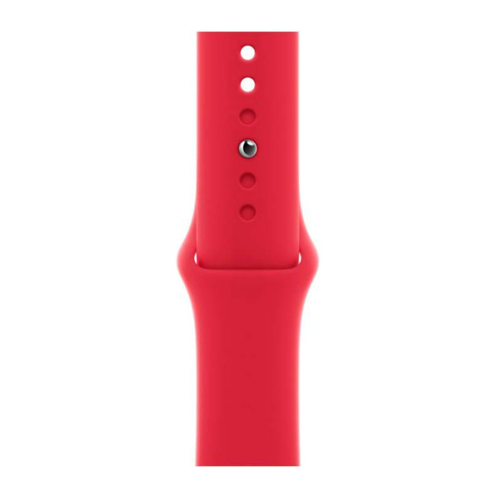Apple Watch S7 45mm Red, Red Sport Band