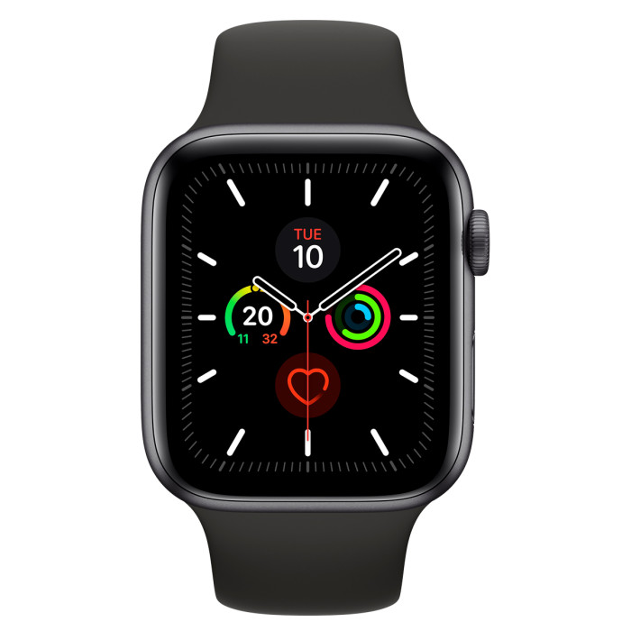 Apple Watch S5 40mm Space Gray Aluminum, Black Sport Band MWV82 (GPS) Як новий