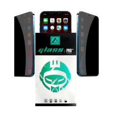 Захисне скло для iPhone 12 / 12 Pro - ZK 2.5D Anti Peep (0,26mm), задня плівка Black