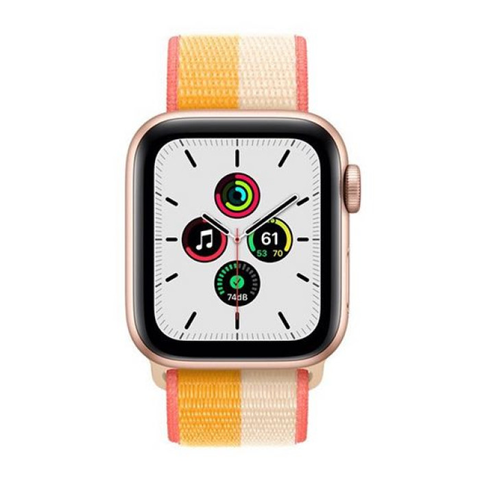 Apple Watch SE (1Gen) 40mm Gold, Maize/White Sport Loop, LTE