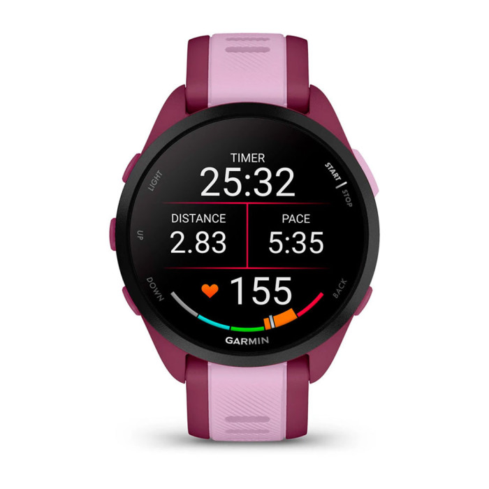 Смарт-годинник Garmin Forerunner 165 Music Berry/Lilac