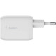 Зарядний пристрій - Belkin BoostCharge Pro GaN, 65W White