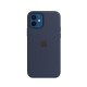 Чохол для iPhone 12/12 Pro - Silicone MagSafe, Navy Blue (HC)