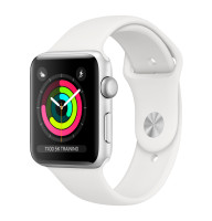 Apple Watch S3 38mm Silver, White Sport Band LTE Вживаний (б/в)
