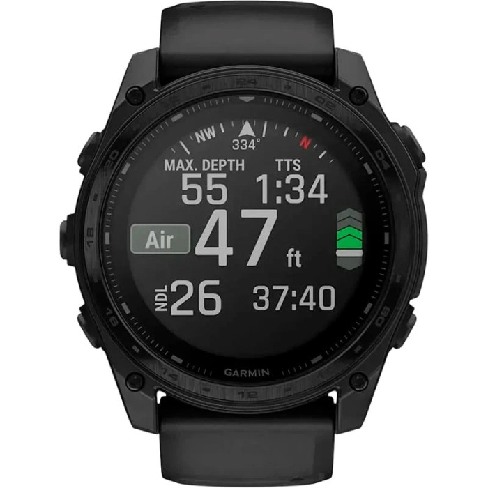 Смарт-годинник Garmin Tactix 8 51 mm Solar Elite Includes Applied Ballistics Elite Solver