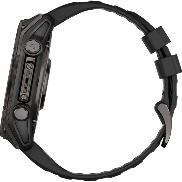 Смарт-годинник Garmin Fenix 8 51mm AMOLED Sap Carb DLC Tit. w. Black/Peb Gray S.Band Вживаний (б/в)