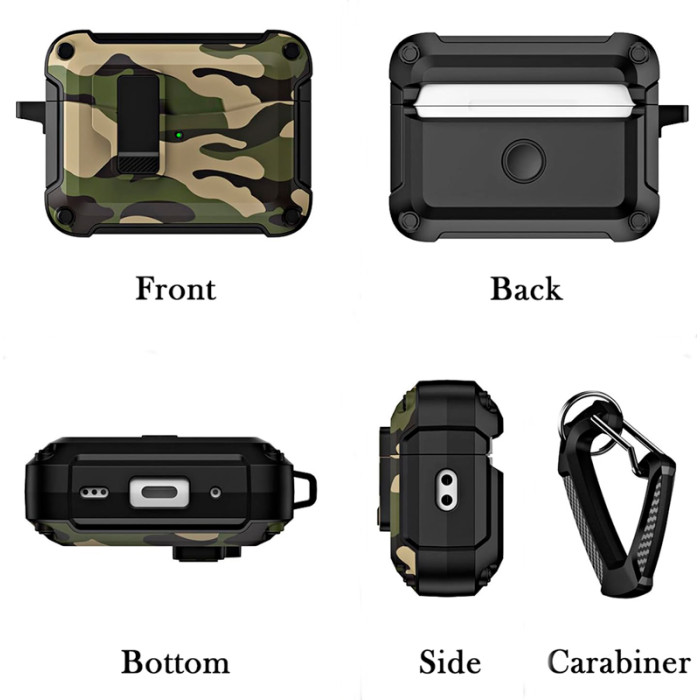 Чохол для Apple AirPods 4 - 360 Protective Case, Military Black