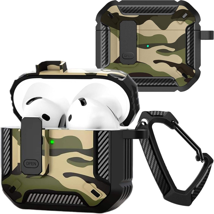 Чохол для Apple AirPods 4 - 360 Protective Case, Military Black