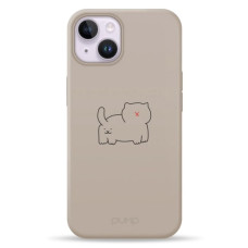 Чохол для iPhone 14 - Pump Silicone Minimalistic MagSafe, Cat Fass