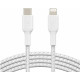 Кабель USB-C to Lightning - Belkin, Braided 30w 1m, White