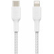 Кабель USB-C to Lightning - Belkin, Braided 30w 1m, White