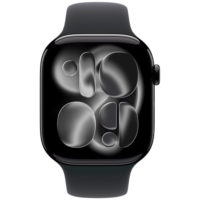 Apple Watch S11 46mm Jet Black, Black Sport Band (M/L)