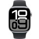 Apple Watch S10 42mm Silver, Black Sport Band (M/L)