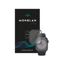 Захисне скло для Apple Watch 42mm - Monblan 3D Full Glue Black
