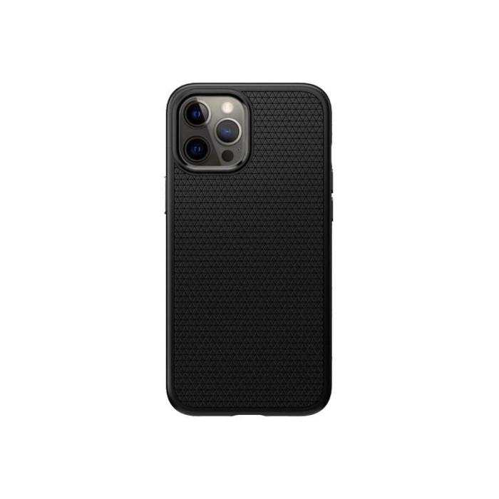 Чохол для iPhone 12 Pro Max - Spigen Liquid Air, Matte Black