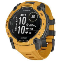 Смарт-годинник Garmin Instinct 3 45mm Solar Sunburst with Sunburst/Grey Band