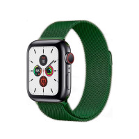 Ремінець для Apple Watch - 42/44/45/46/49mm, Milanese Loop, Dark Green (HC)
