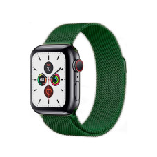 Ремінець для Apple Watch - 42/44/45/46/49mm, Milanese Loop, Dark Green (HC)