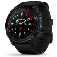 Смарт-годинник Garmin Descent Mk3i 51mm Carbon Gray DLC Titanium with Black Silicone Band