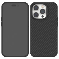 Чохол для iPhone 15 Pro - Blueo (600D) Aramid Fiber MagSafe, Black