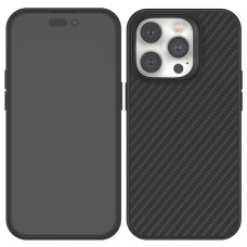 Чохол для iPhone 15 Pro - Blueo (600D) Aramid Fiber MagSafe, Black