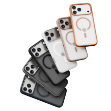 Чохол для iPhone 17 Pro Max - Totu Premium Metal MagSafe, Orange