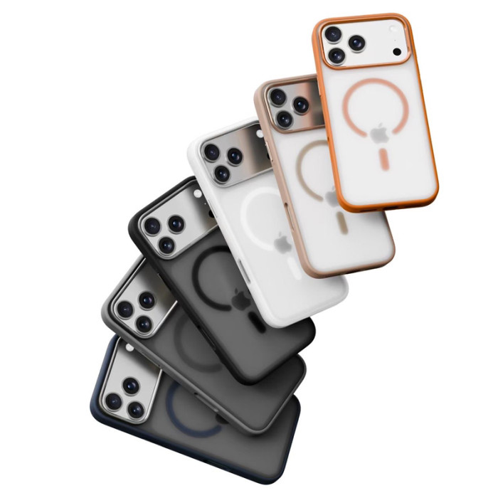Чохол для iPhone 17 Pro Max - Totu Premium Metal MagSafe, Grey