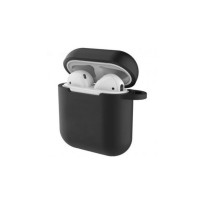 Чохол для Apple AirPods - Devia Naked Silicone with Loophole Series, Black
