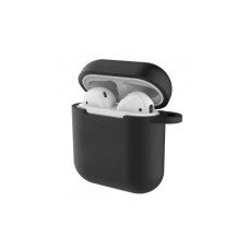Чохол для Apple AirPods - Devia Naked Silicone with Loophole Series, Black