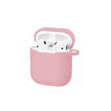 Чохол для Apple AirPods - Devia Naked Silicone with Loophole Series, Pink