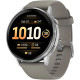 Смарт-годинник Garmin Venu 4 45mm Silver with Gray Silicone Band