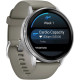 Смарт-годинник Garmin Venu 4 45mm Silver with Gray Silicone Band