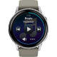 Смарт-годинник Garmin Venu 4 45mm Silver with Gray Silicone Band