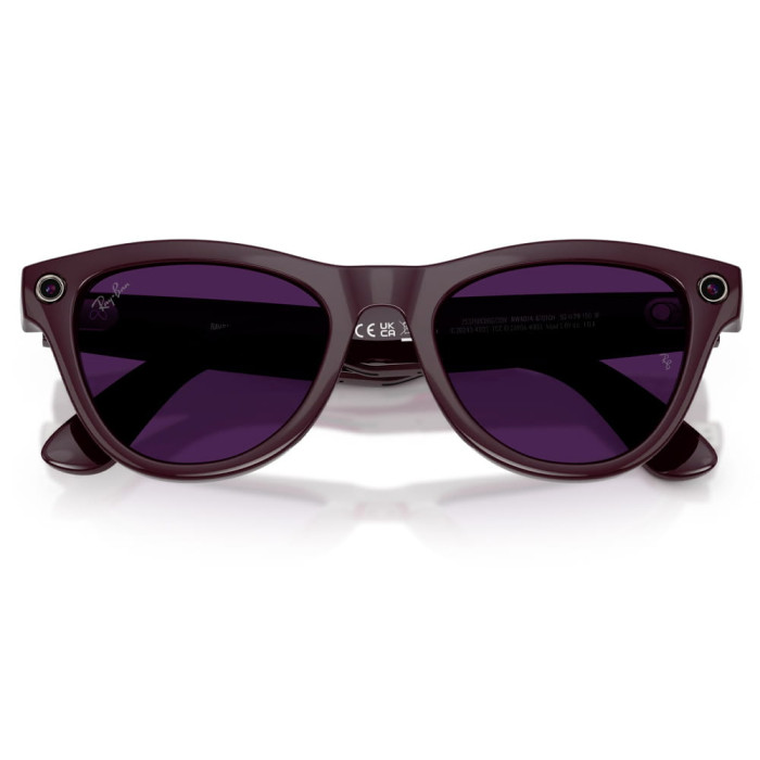 Смарт-окуляри Ray-Ban Meta Skyler Gen 2 St. Shiny Black Frame Clear to Amethyst Transit.Lens. s52