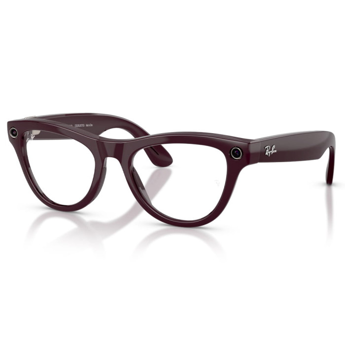 Смарт-окуляри Ray-Ban Meta Skyler Gen 2 St. Shiny Black Frame Clear to Amethyst Transit.Lens. s52