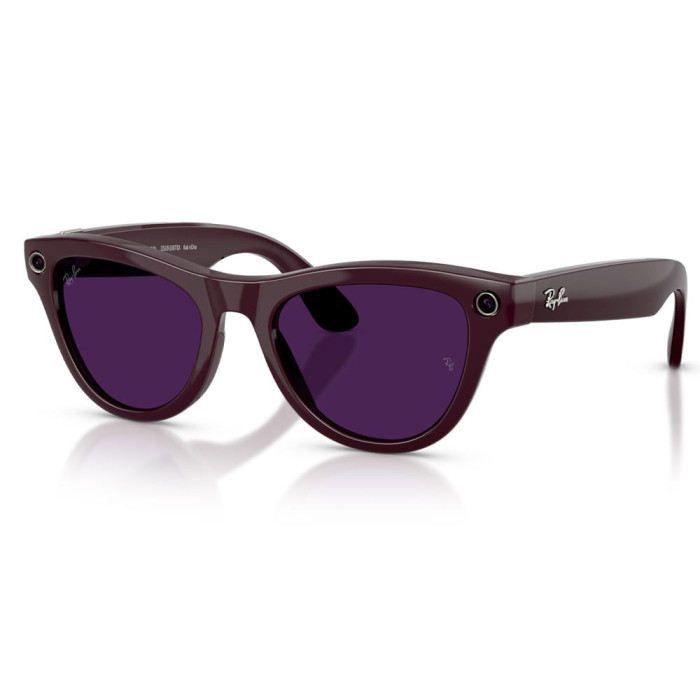 Смарт-окуляри Ray-Ban Meta Skyler Gen 2 St. Shiny Black Frame Clear to Amethyst Transit.Lens. s52