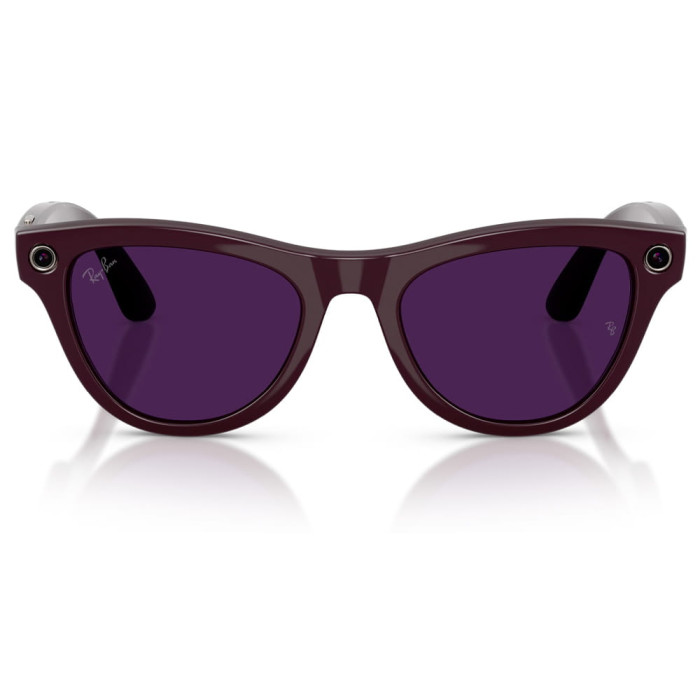 Смарт-окуляри Ray-Ban Meta Skyler Gen 2 St. Shiny Black Frame Clear to Amethyst Transit.Lens. s52