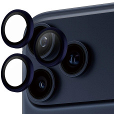 Захисне скло камери для iPhone 17 Pro / 17 Pro Max - Monblan, Metal Ring, Blue