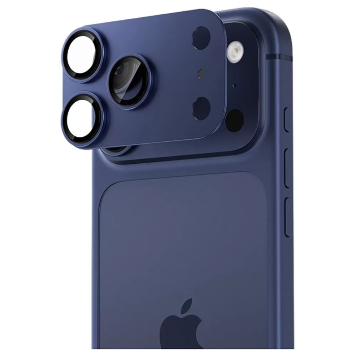 Захисне скло камери для iPhone 17 Pro - Benks, Glass Warrior Lens Protection, Blue