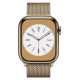 Apple Watch S9 41mm Gold Stainless Steel, Gold Milanese Loop