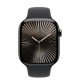 Apple Watch S10 46mm Slate Titanium, Black Sport Band (S/M), LTE