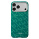 Чохол для iPhone 17 Pro Max - Pitaka Aramid Edge Ultra-Slim Monogram Leaping MagSafe, Gold Green