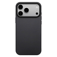 Чохол для iPhone 17 Pro Max - Pitaka Aramid Summa UltraGuard Twill 600D MagSafe, Black / Grey