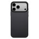 Чохол для iPhone 17 Pro Max - Pitaka Aramid Summa UltraGuard Twill 600D MagSafe, Black / Grey