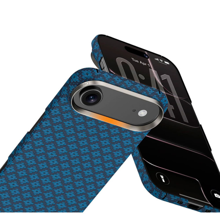 Чохол для iPhone 17 Air - Benks Armor Air Grid Kevlar MagSafe, Blue